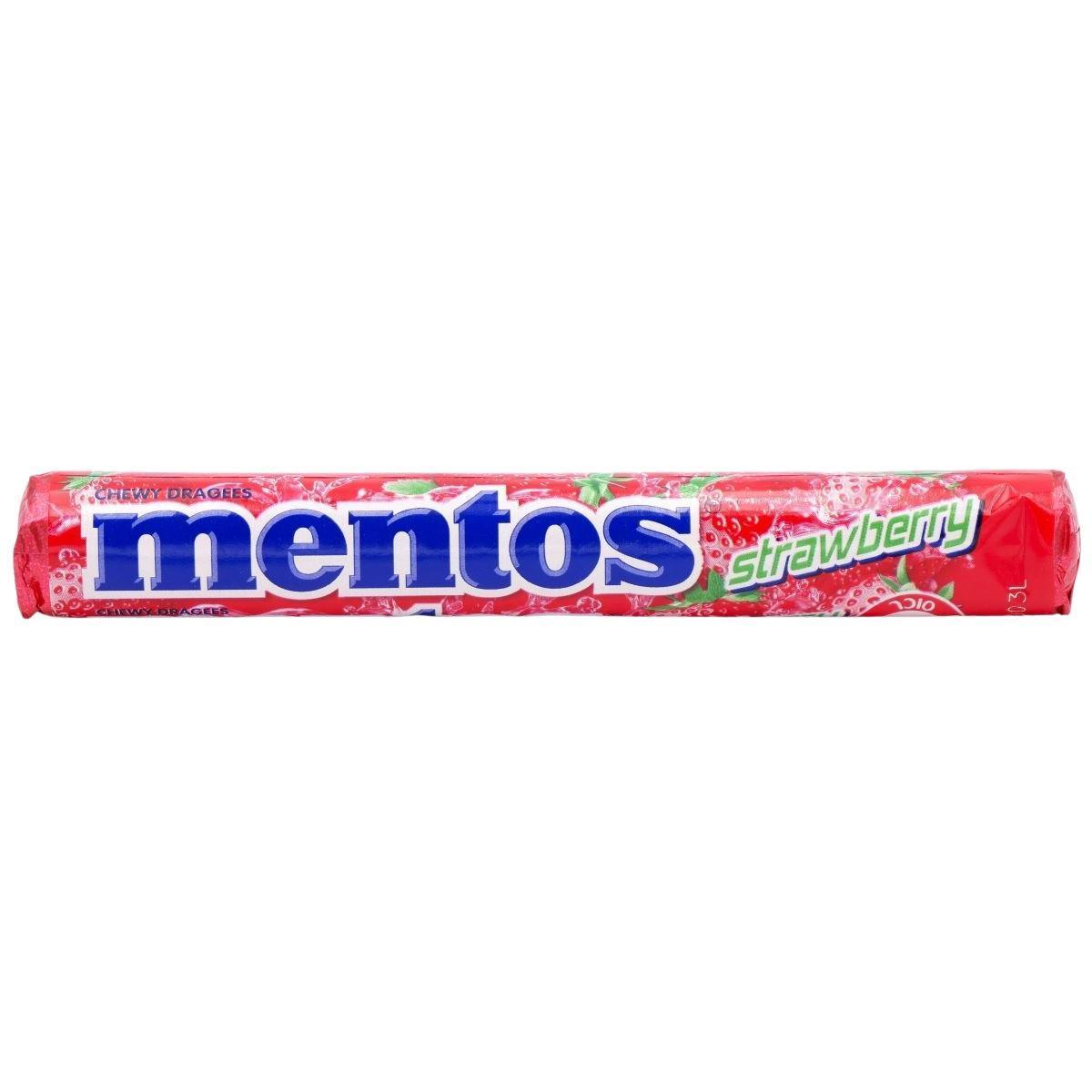 KOSHER MENTOS STRAWBERRY 37.5G