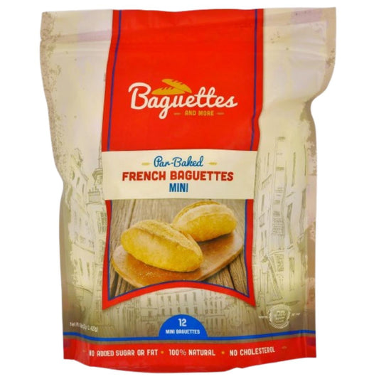 KOSHER MINI BAGUETTE PRECOOKED 12 X 35 GR