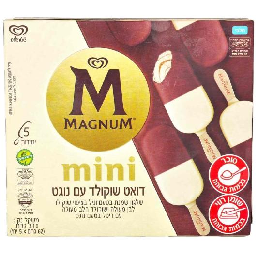 KOSHER  MINI MAGNUM DUET CHOCO ICE CREAM 5