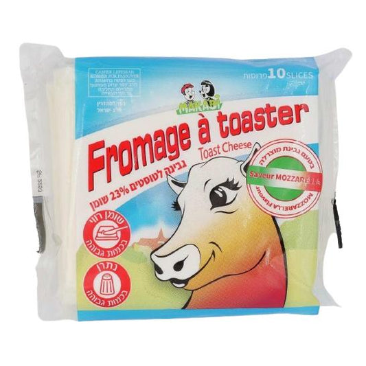 KOSHER MOZZARELLA SLICES 23% MK 200 GR.