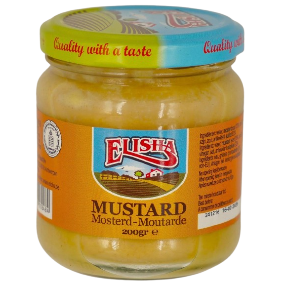KOSHER MUSTARD ELISHA 200 GR.