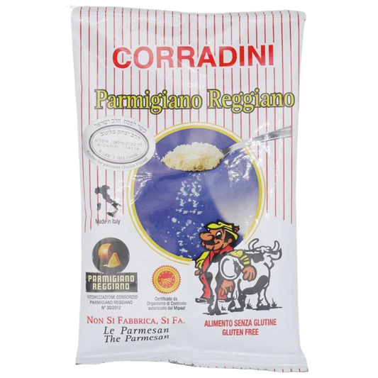 KOSHER PARMIGIANO REGGIANO GRATED CHEESE DOP 100 GR.