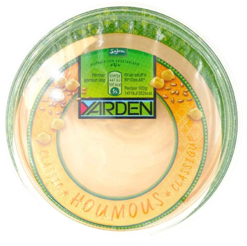 KOSHER PREMIUM HOUMUS YARDEN (SABRA) 250 GR.
