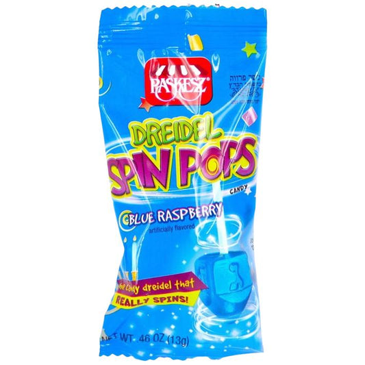 KOSHER RASPBERRY DREIDEL SPIN POPS PASKESZ 13 GR. 