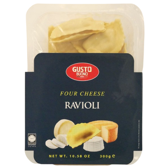 KOSHER RAVIOLI FOUR CHEESES 300 GR.