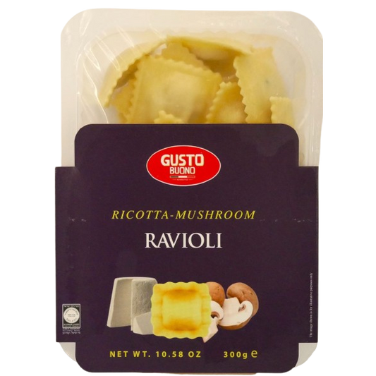 KOSHER RAVIOLI RICOOTTA & MUSHROOMS 300 GR.