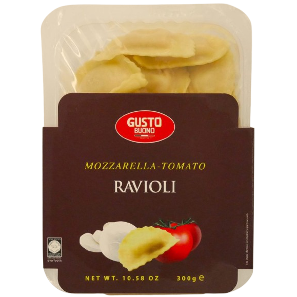 KOSHER RAVIOLI TOMATO & MOZZARELLA 300 GR.