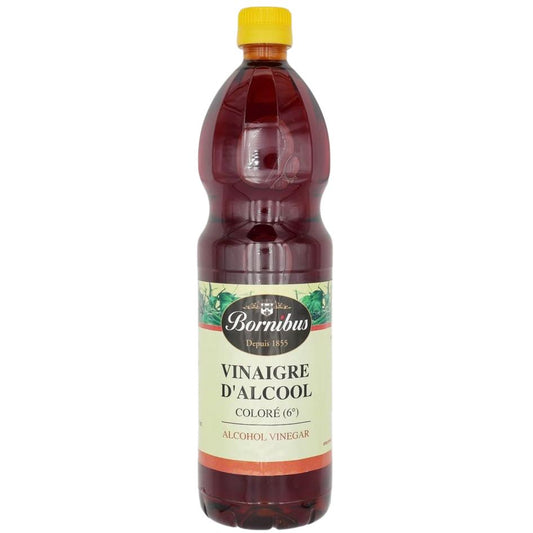 KOSHER RED ALCOHOL VINEGAR BORNIBUS KLP  1 LT.
