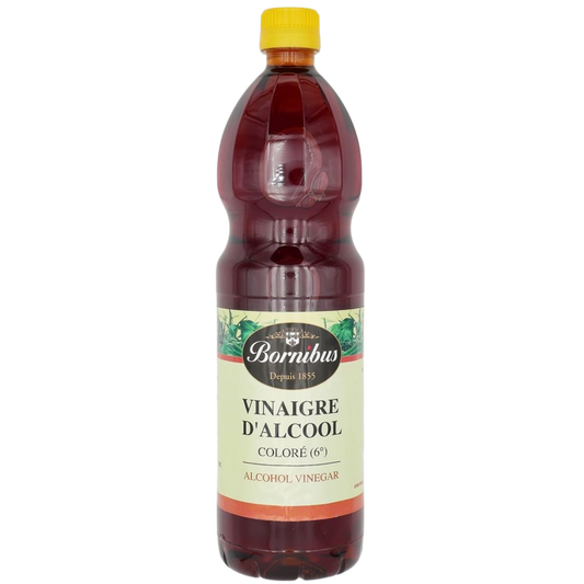KOSHER RED ALCOHOL VINEGAR BORNIBUS KLP  1 LT.