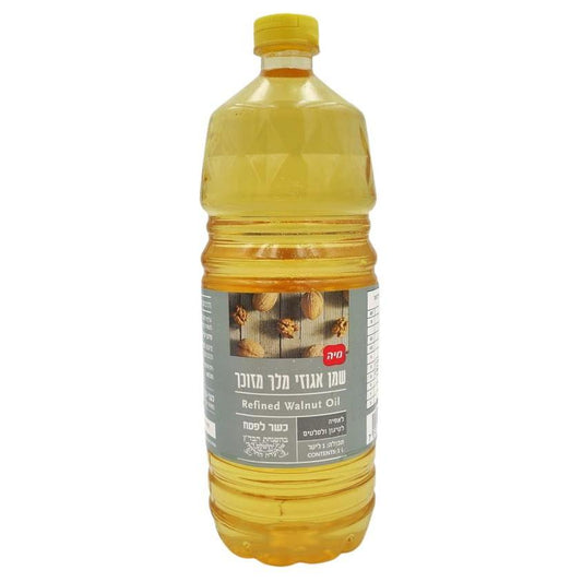 KOSHER REFINED WALNUT OIL KOSHER FOR PASSOVER MAYA KLP 1 LT.