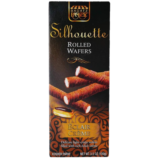 KOSHER ROLLED WAFER ECLAIR CREME SILHOUETTE 100 GR.