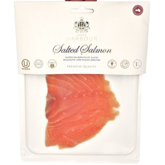 KOSHER SALMON SLICES LIGHTLY SALTED 100 GR.