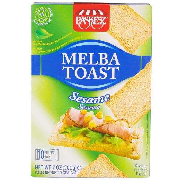 KOSHER SESAME MELBA TOAST PASKESZ (10X20GR.) 200 GR.