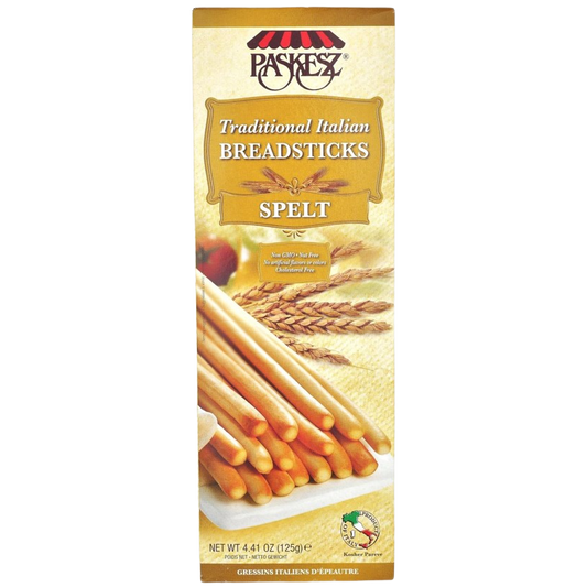 KOSHER SPELT BREADSTICKS PASKESZ 125 GR.