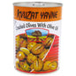 KOSHER SPICY CRACKED GREEN OLIVES WITH OLIVE OIL KY 560 GR.