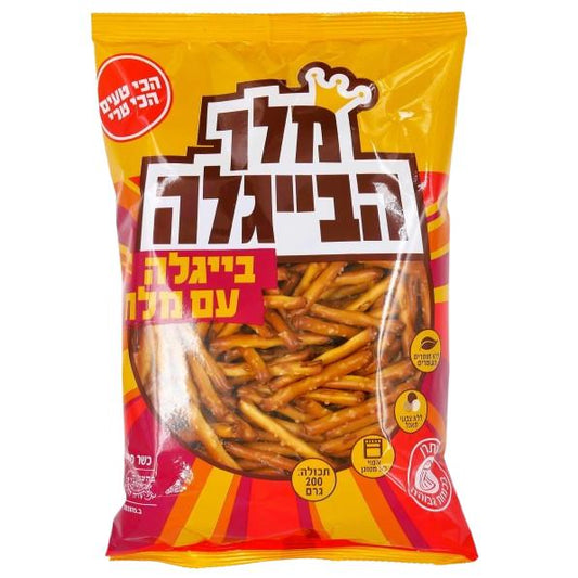 KOSHER STICK SALT BEIGELE SNACK KING BEIGEL EN 200 GR.