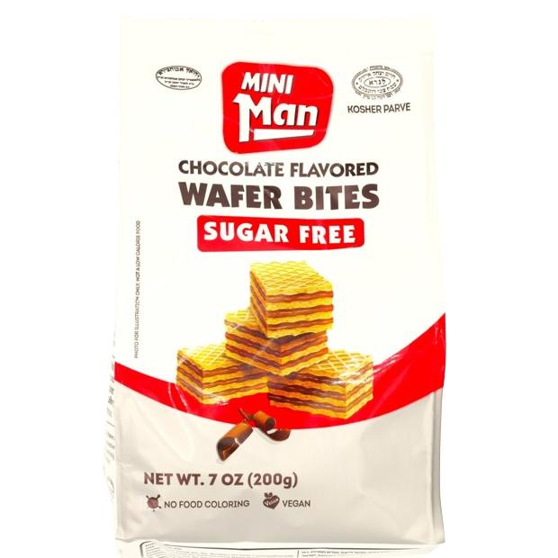 KOSHER SUGAR FREE CHOCOLATE WAFER BITES 200 GR.