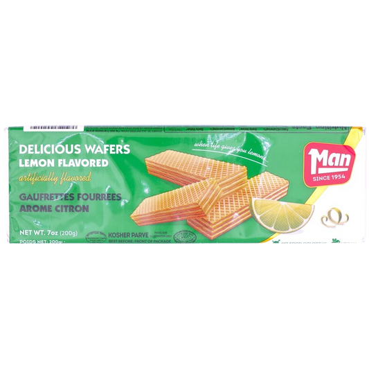 KOSHER SUGAR FREE LEMON WAFERS 180 GR.