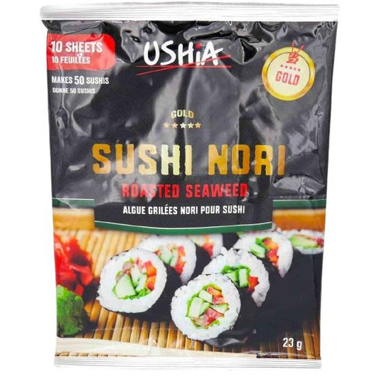 KOSHER SUSHI NORI ROASTED SEAWEED 10 SHEET 23 GR.