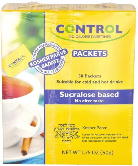 KOSHER SWEETENER CONTROL SUCRALOSE BASED FOR FOOD & BEVERAGES 50 GR.