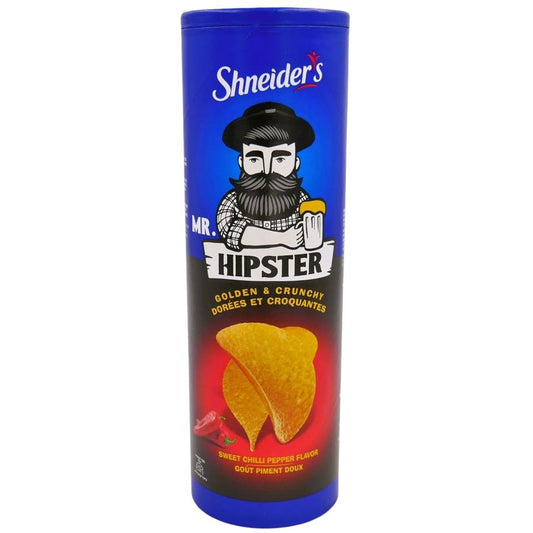 KOSHER  SWEET CHILI PEPPERS CHIPS HIPSTER GOLDEN & CRUNCHY 170GR.