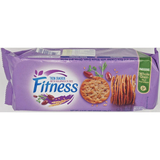 KOSHER THIN CRACKERS WITH  KALAMATA OLIVES 140 GR.