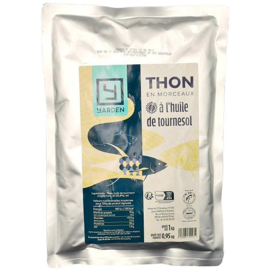 KOSHER TUNA IN VEGETABLE OIL KLP VL 1 KG.