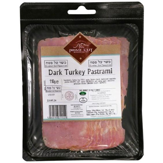 KOSHER TURKEY PASTRAMI PRIME CUT 110 GR.