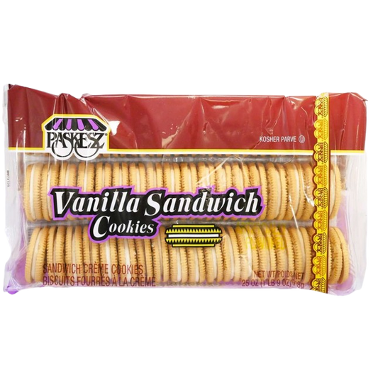 KOSHER VANILLA SANDWICH COOKIES PASKESZ 708 GR.