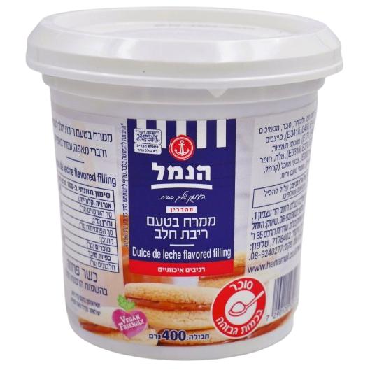 KOSHER VEGAN DAIRY FREE DULCE DE LECHE SPREAD HANAMAL 340 GR.