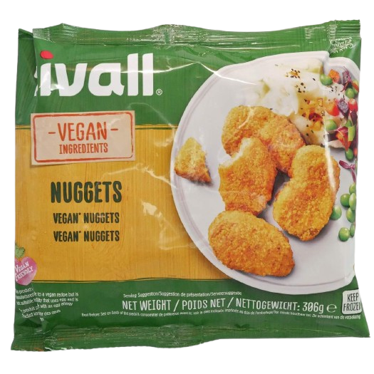 KOSHER VEGAN NUGGETS TIVALL 306 GR.