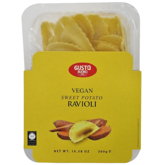 KOSHER VEGAN RAVIOLI  FILLED WITH SWEET POTATO 