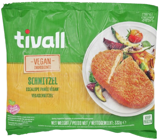 KOSHER VEGAN SHNITZEL EXTRA THIN TIVALL 564 GR.