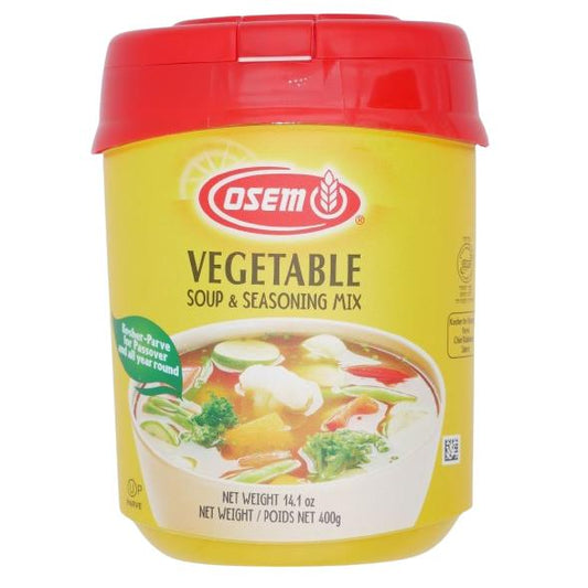 KOSHER VEGETABLE FLAVOURED SOUP POWDER PARVE OSEM KLP 400 GR.
