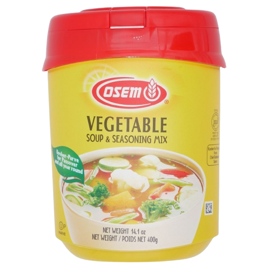 KOSHER VEGETABLE FLAVOURED SOUP POWDER PARVE OSEM KLP 400 GR.