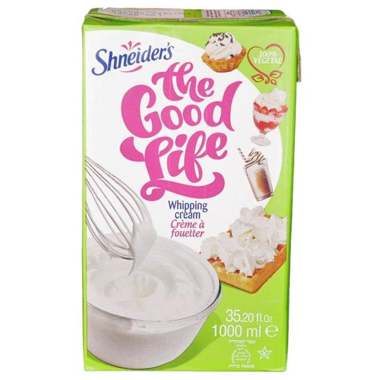 KOSHER WHIPPING CREAM PARVE SHNEIDERS 1 LT.