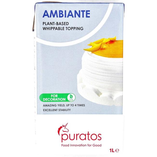 KOSHER WHIP TOPPING DAIRY FREE PURATOS 1 LT.