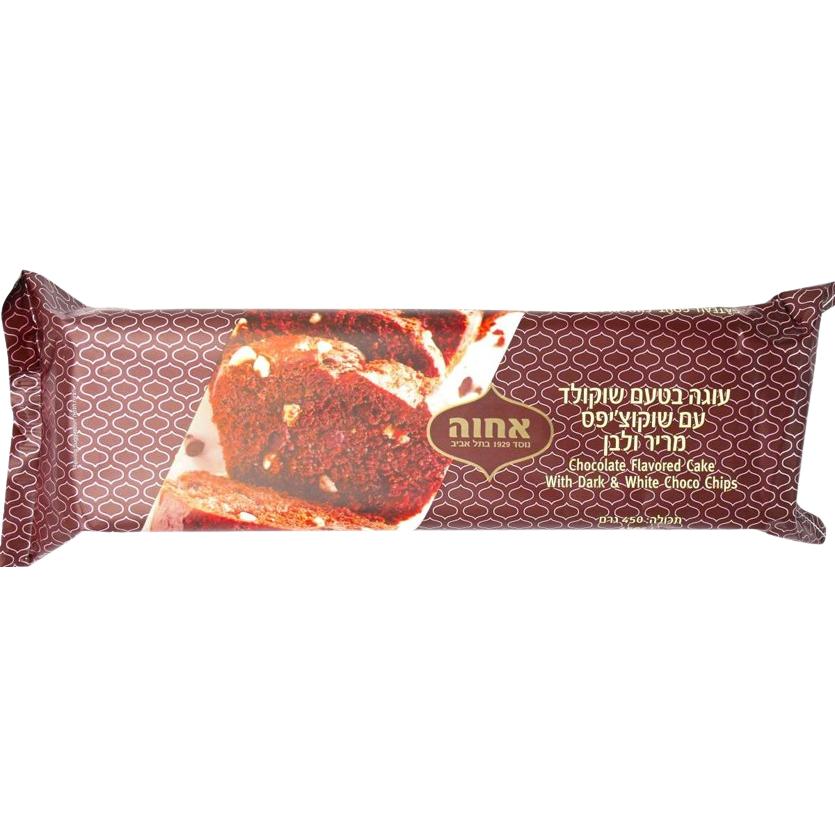 KOSHER WHITE & DARK CHOCOLATE CHIPS CAKE 450 GR.