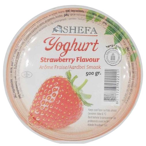 KOSHER YOGURT STRAWBERRY SHEFA 500 GR.