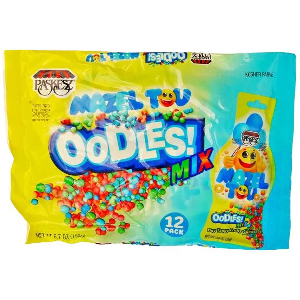 MAZAL TOV OODLES EMOJI 12 UNITS X 16 GR.  192 GR.