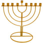 MENORAH CANDLE HOLDER GOLD 16 X 16 CM.