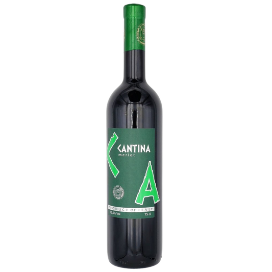 MERLOT CANTINA 750 ML. Kosher Red Wine From Italy
