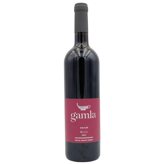 MERLOT GAMLA 750 ML.  Kosher Red Wine from Galilee Israel
