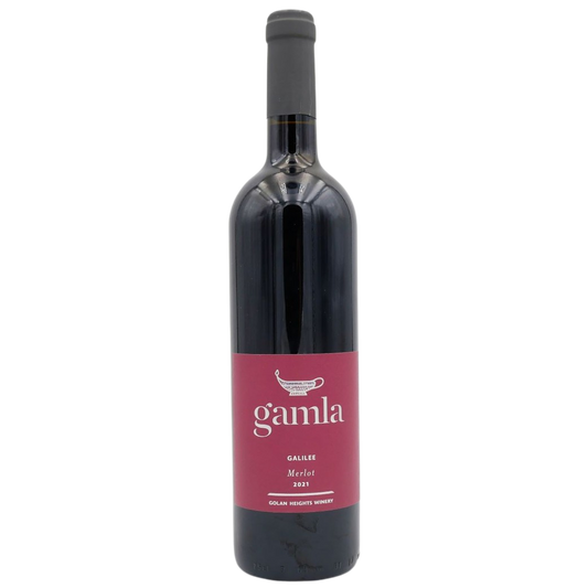 MERLOT GAMLA 750 ML.  Kosher Red Wine from Galilee Israel