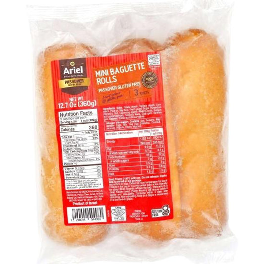 MINI BAGUETTE ROLLS GLUTEN FREE KLP