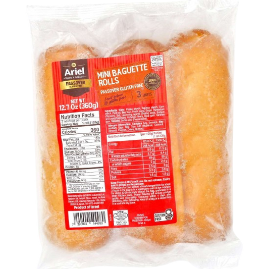 MINI BAGUETTE ROLLS GLUTEN FREE KLP