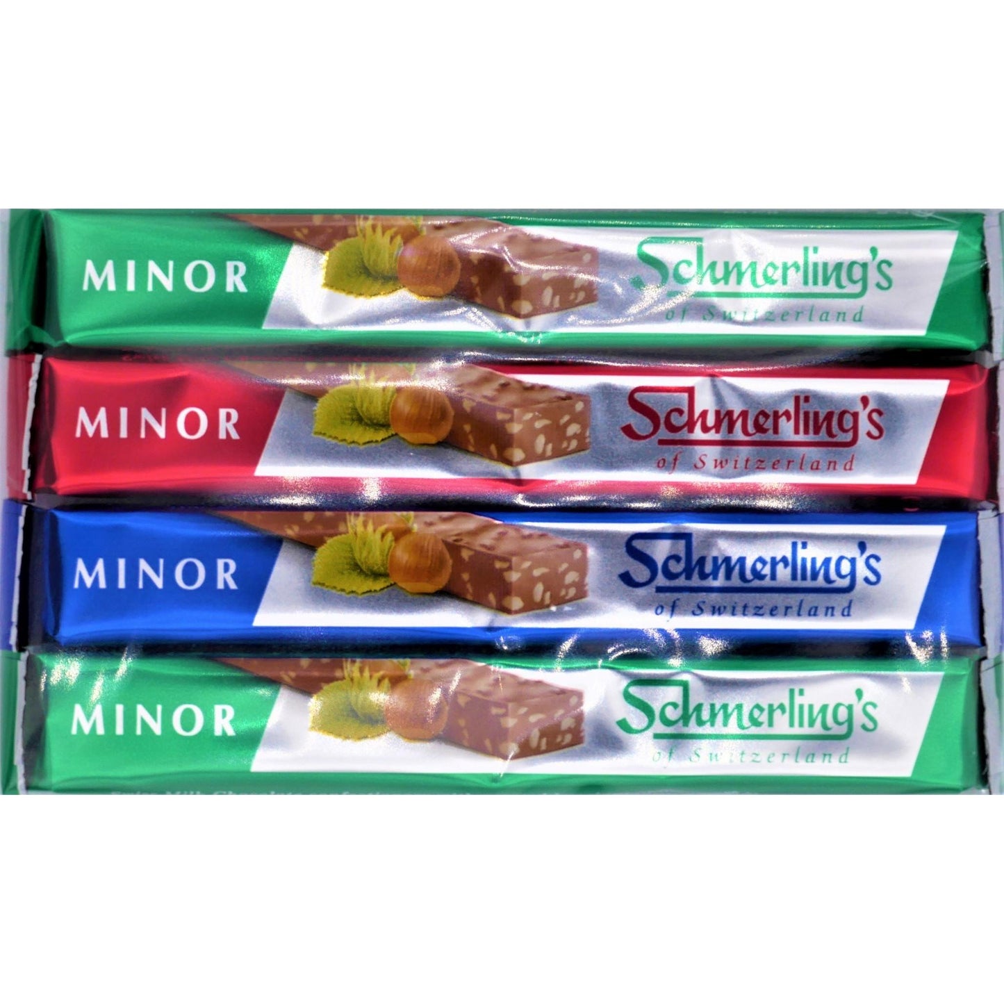 MINOR STICKS 4 X 23 GR. SHMERLING KOSHER SWISS CHOCOLATE
