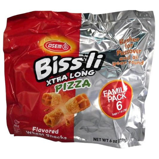 OSEM BISSLI PIZZA KOSHER  SNACK KLP 6 X 28 GR. 