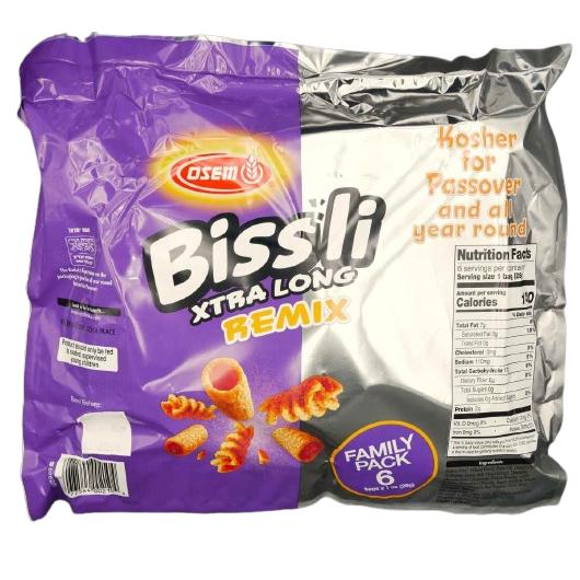 OSEM BISSLI REMIX KOSHER SNACK KLP  6 X 28 GR.