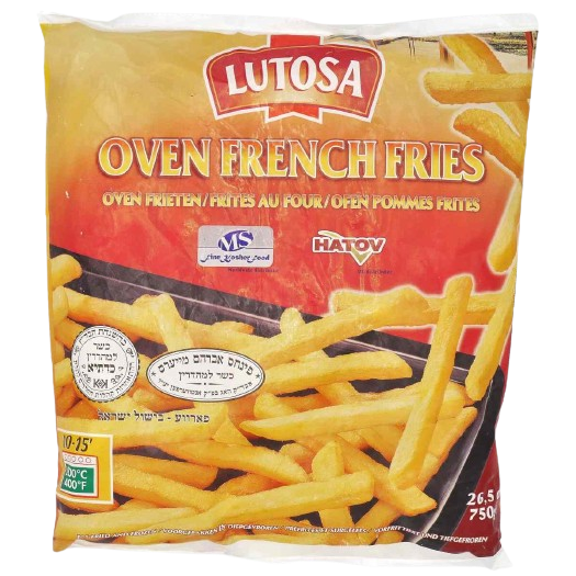 OVEN KOSHER FRENCH FRIES LUTOSA 